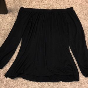 COPY - black off the shoulder top